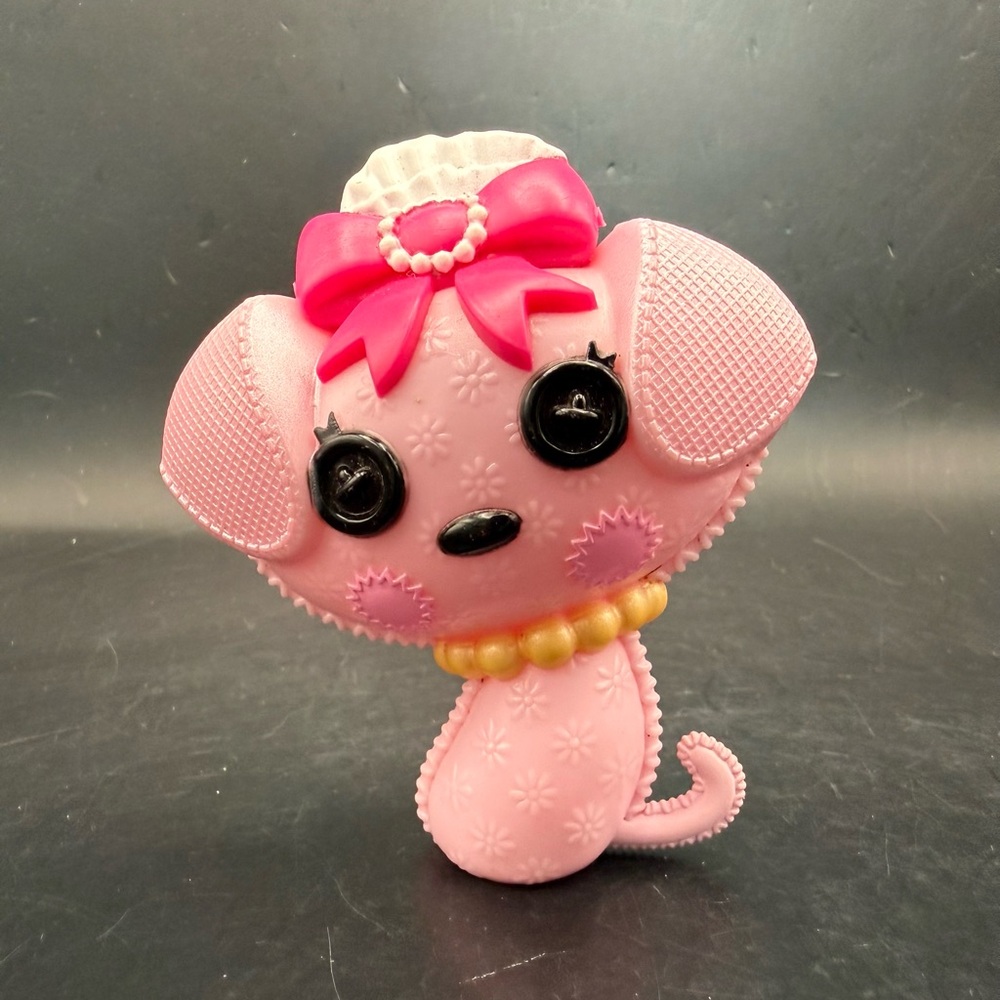 MGA Lalaloopsy Suzette La Sweet 3.5" PINK Poodle Pet Dog
